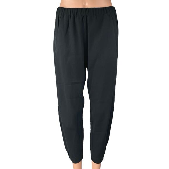 Aritzia Babaton Women's Black High Waisted Tapered Jogger Sweat Pants Size S - Picture 1 of 5